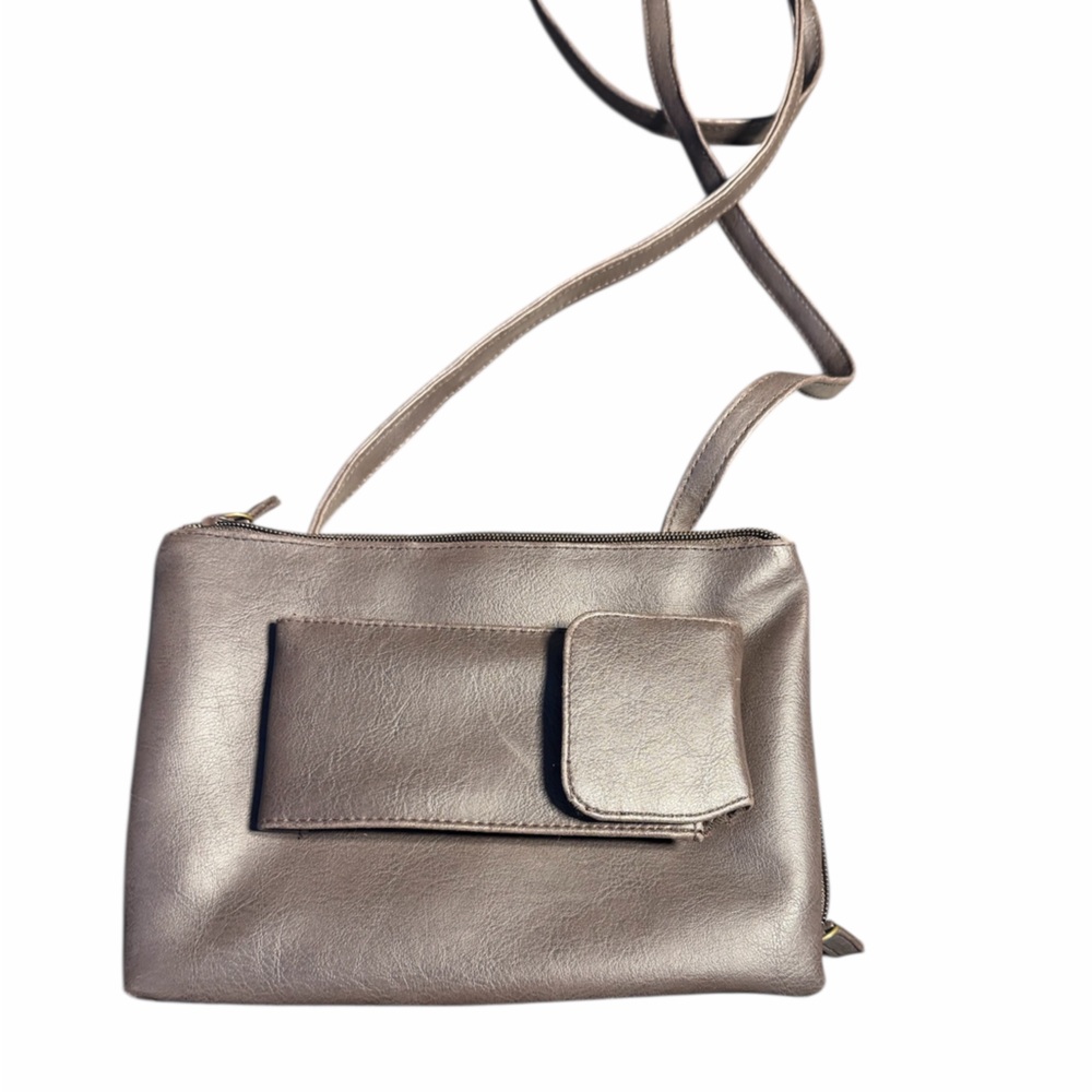 Dark Brown Crossbody Organizer Bag - Picture 5 of 6